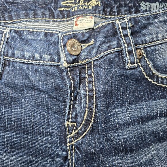 Silver Jeans Santorini Women’s Size 30x25 Light Wash 100% Cotton - Picture 6 of 9